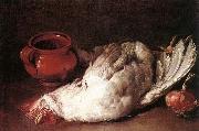 Still-Life with Hen, Onion and Pot